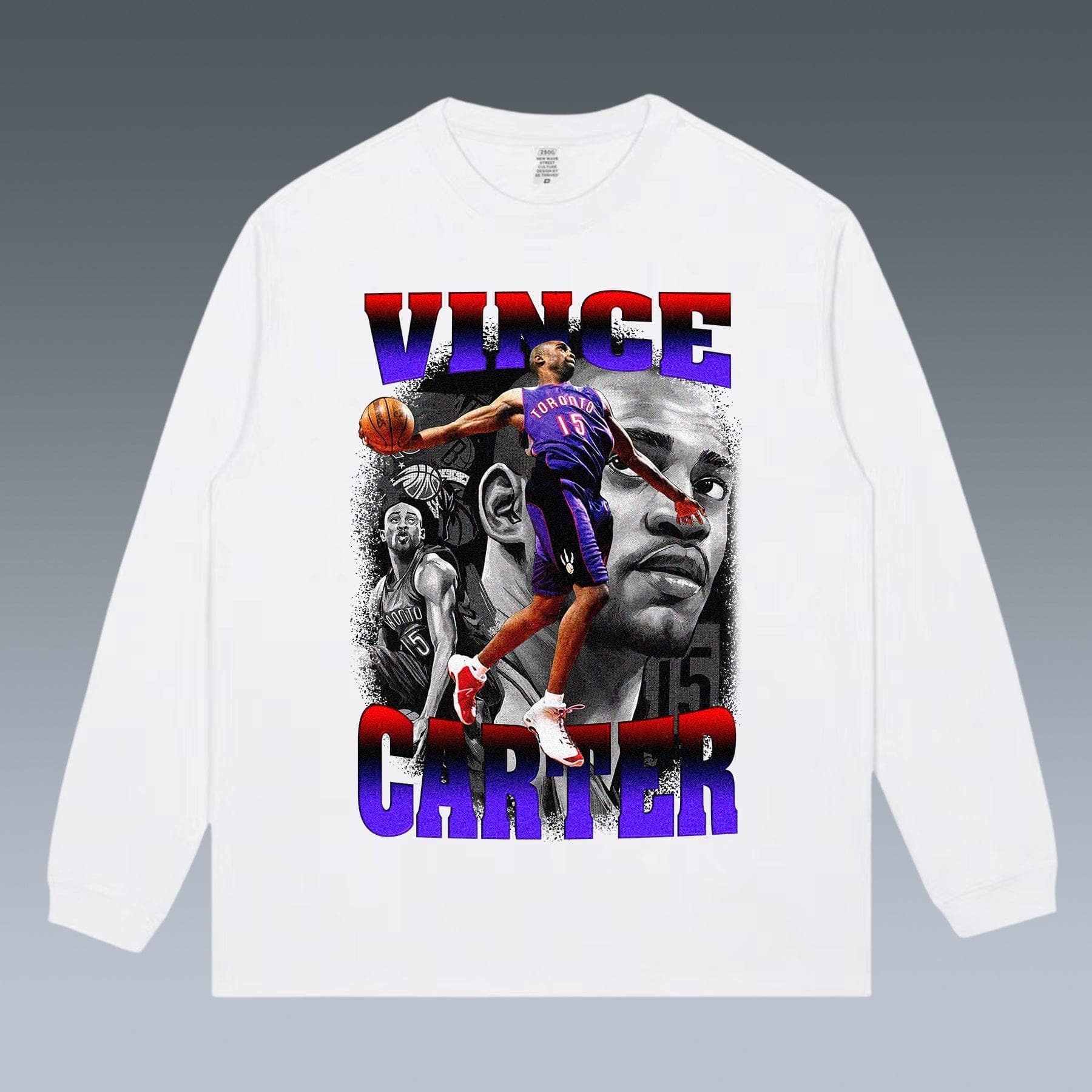 VINTAGE LONG SLEEVE TEE | VINCE CARTER