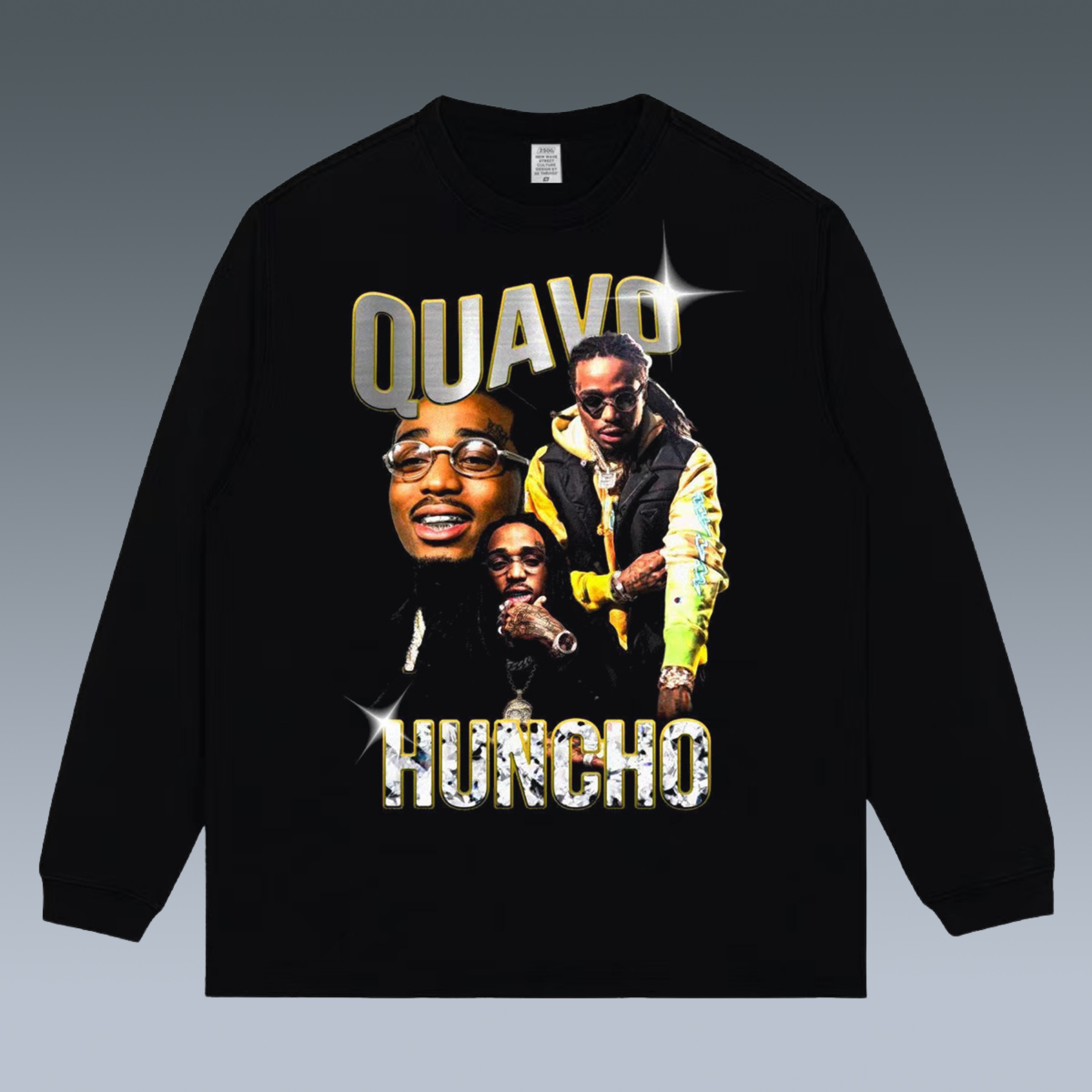 VINTAGE LONG SLEEVE TEE | MIGOS& QUAVO