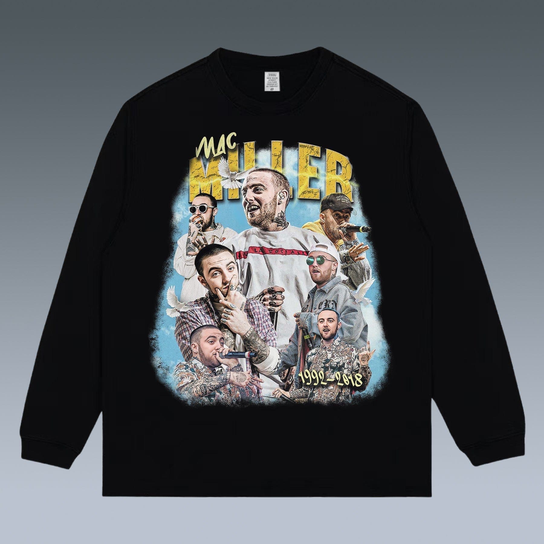 VINTAGE LONG SLEEVE TEE | MAC MILLER