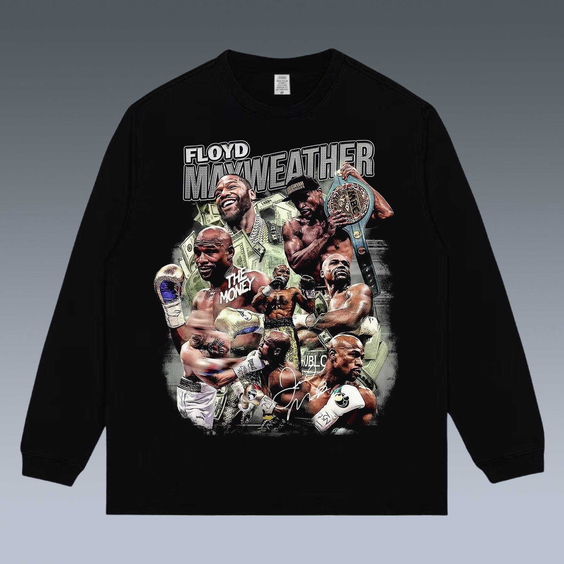 VINTAGE LONG SLEEVE TEE | FLOYD MAYWEATHER