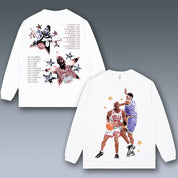VINTAGE LONG SLEEVE TEE | KOBE& MICHAEL JORDAN