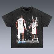 VINTAGE TEE | USA BASKETBALL TEAM LEBRON JAMES & ANTHONY EDWARDS 7.24-2