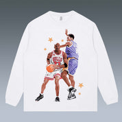 VINTAGE LONG SLEEVE TEE | KOBE& MICHAEL JORDAN
