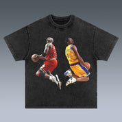 VINTAGE TEE |  KOBE& MICHAEL JORDAN