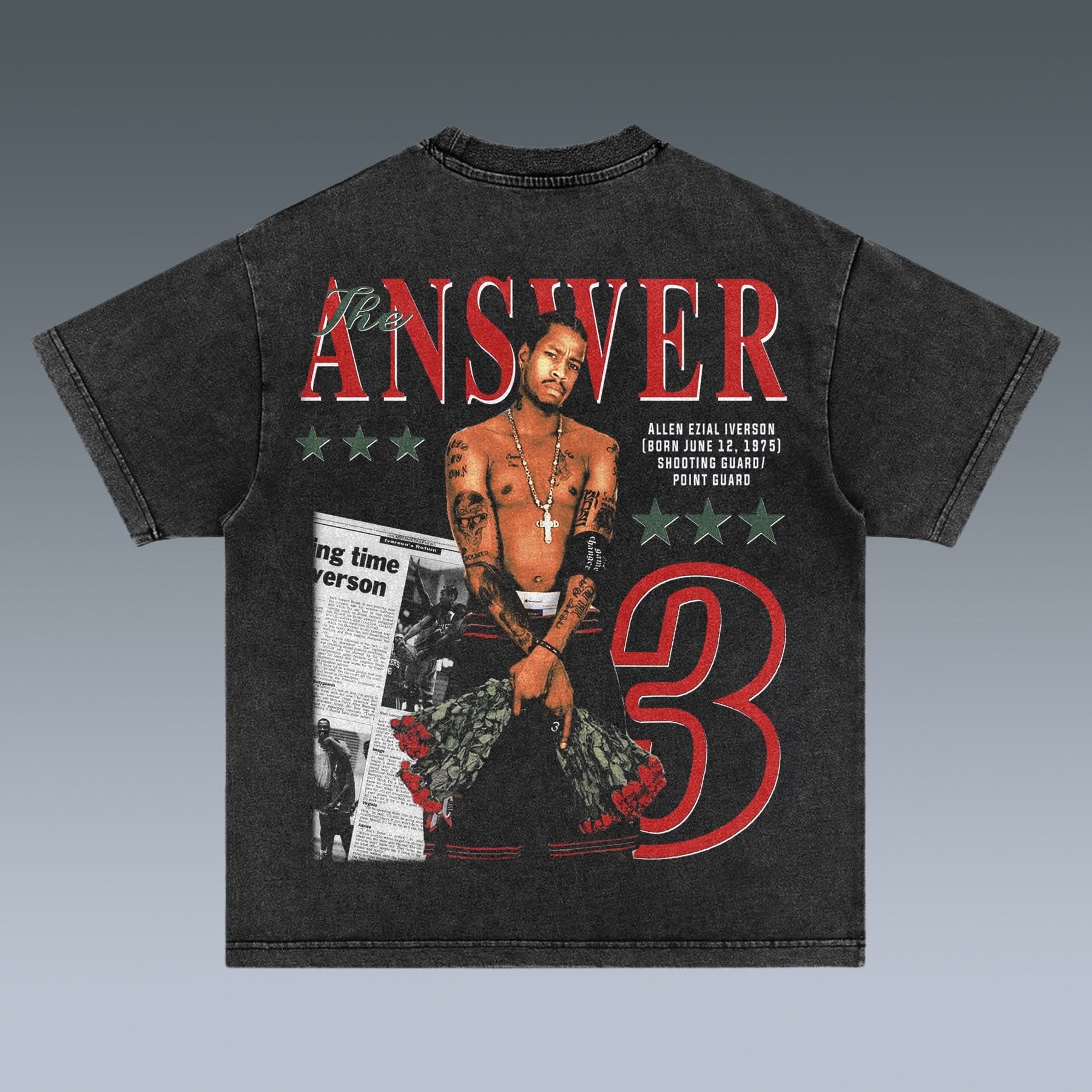 VINTAGE TEE | ALLEN IVERSON AI