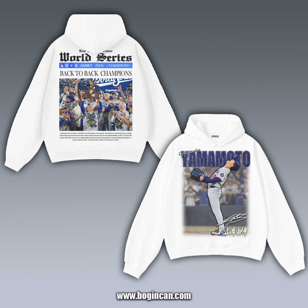 VINTAGE HOODIES | DODGERS YAMAMOTO 11.3