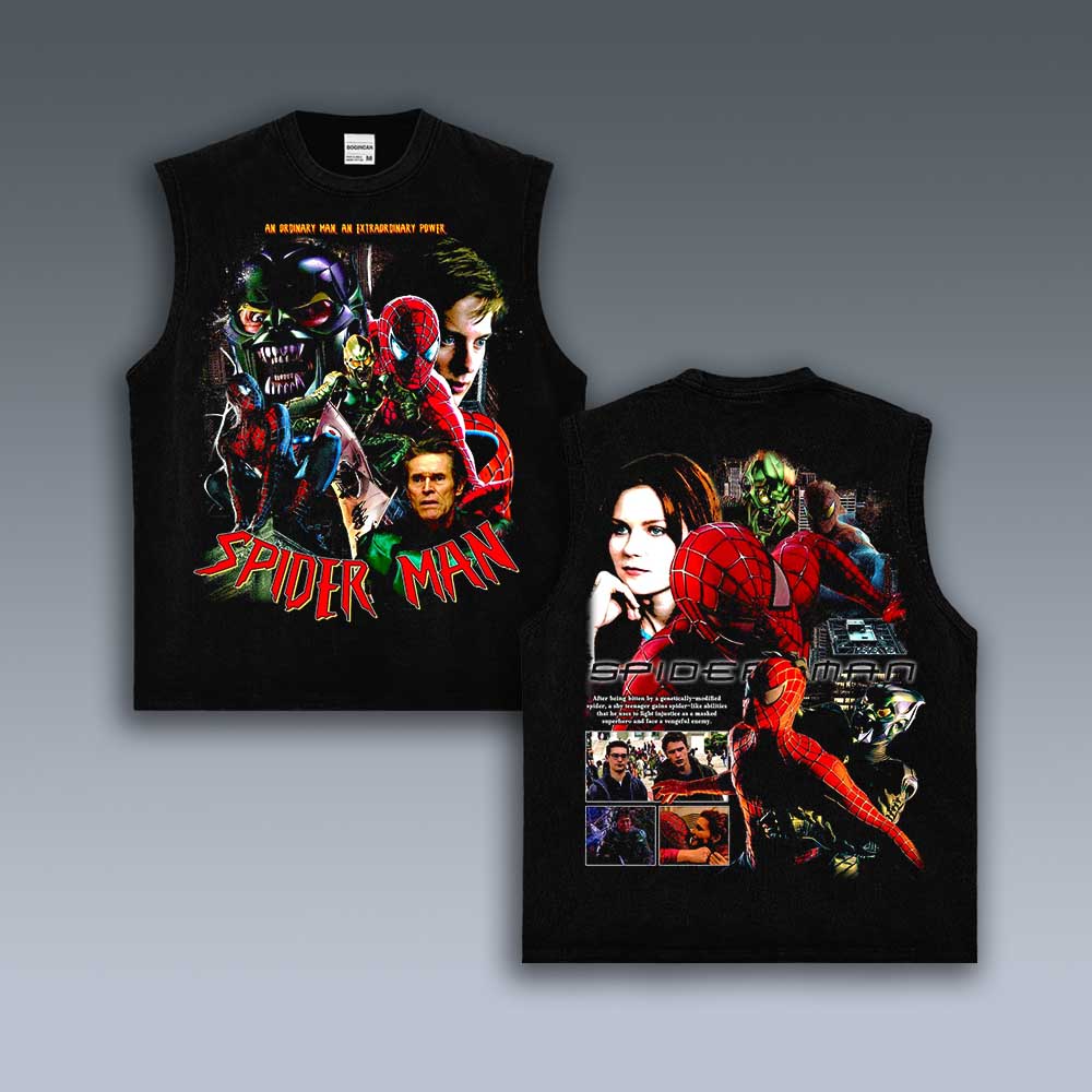 VINTAGE TANK TOP | SPIDER MAN 12.5