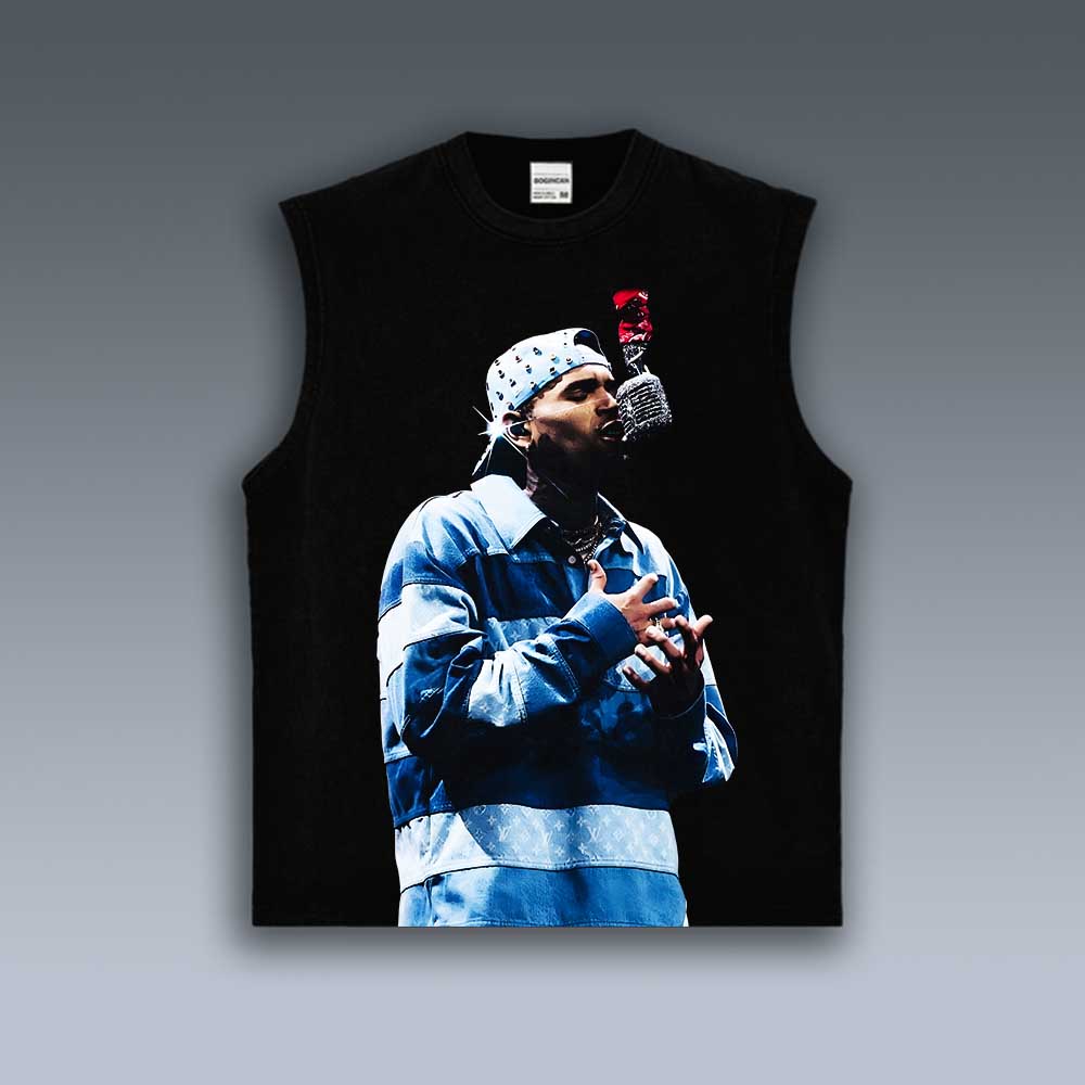 VINTAGE TANK TOP | CHRIS BROWN 4.4.2