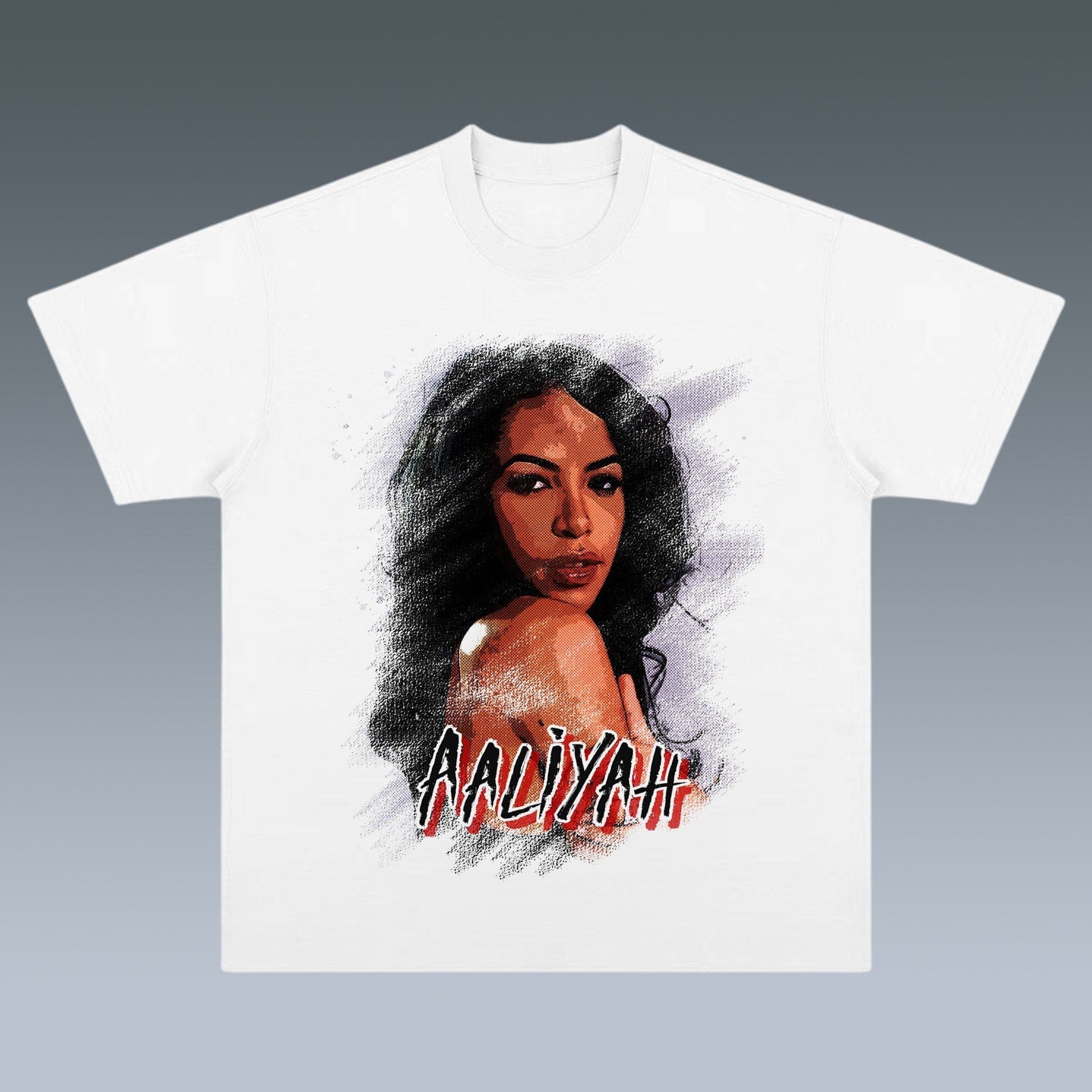 VINTAGE TEE |  Aaliyah& Whitney Houston