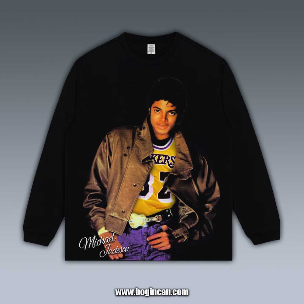 VINTAGE LONG SLEEVE TEE | MICHAEL JACKSON V4.14
