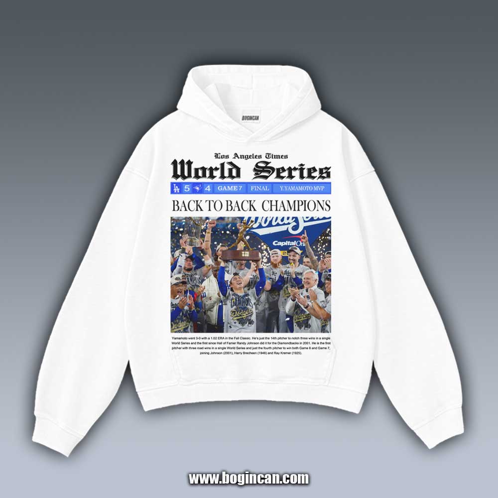 VINTAGE HOODIES | 2025 DODGERS CHAMPIONS V1