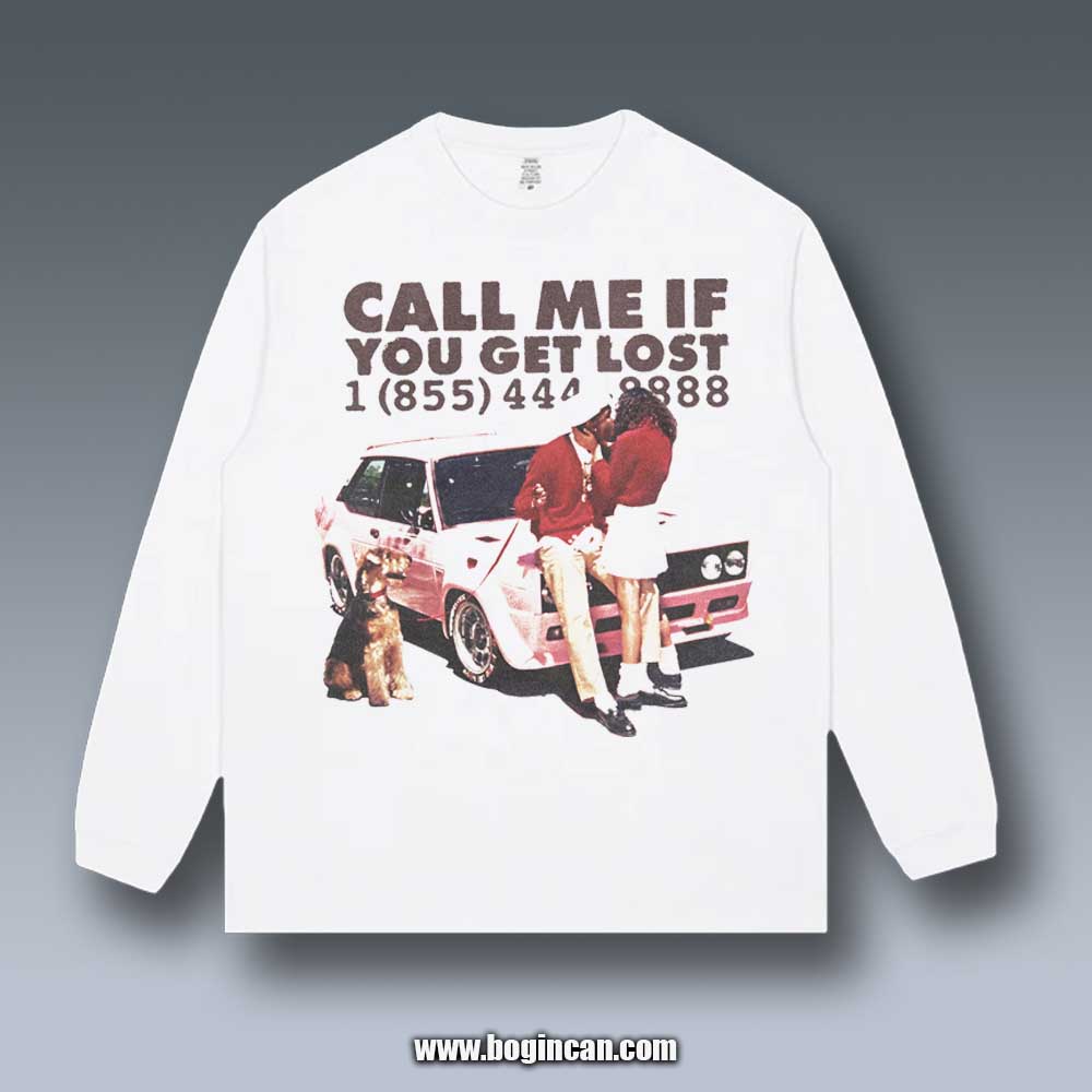 VINTAGE LONG SLEEVE TEE | CALL ME IF YOU GET LOST 3.18