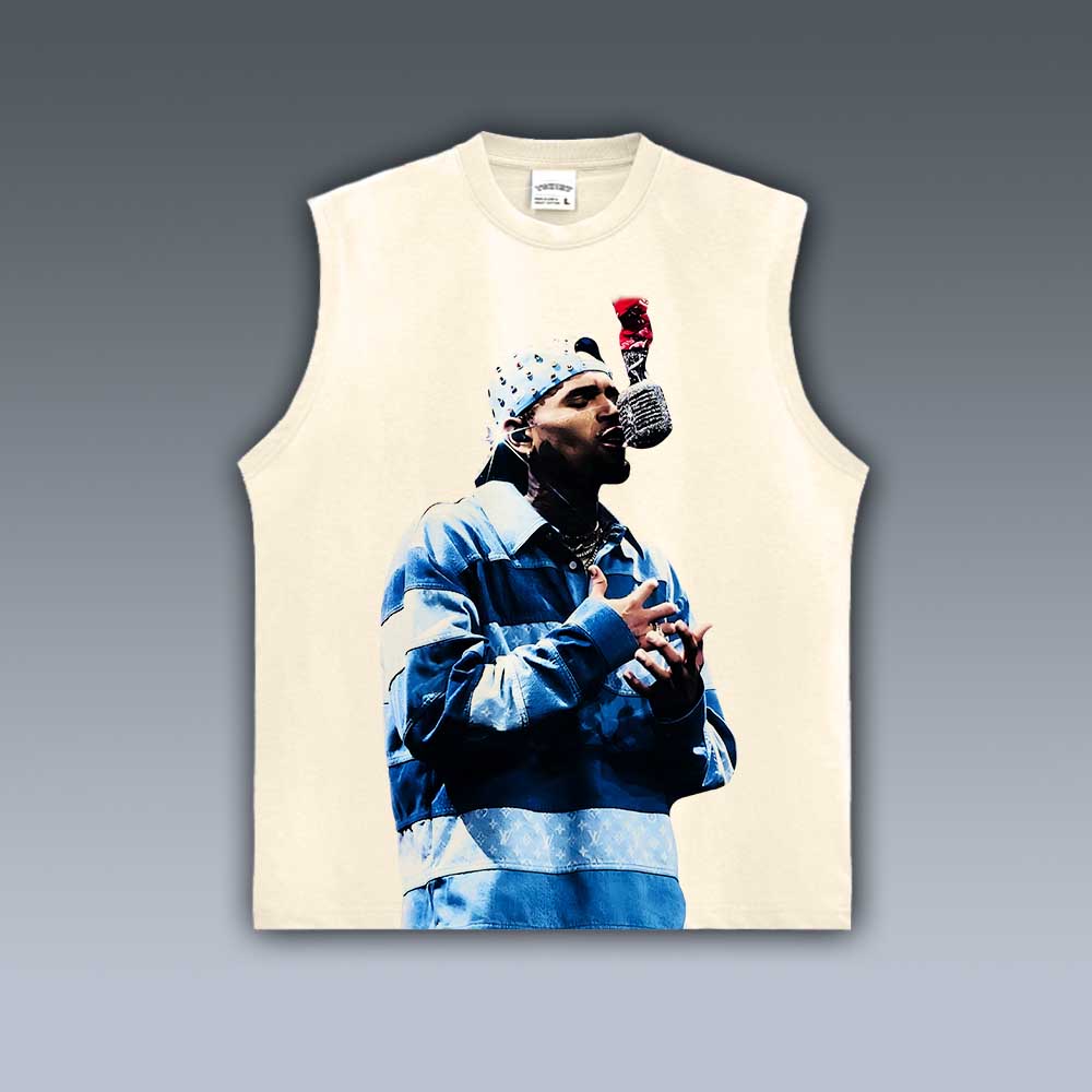 VINTAGE TANK TOP | CHRIS BROWN 4.4.2