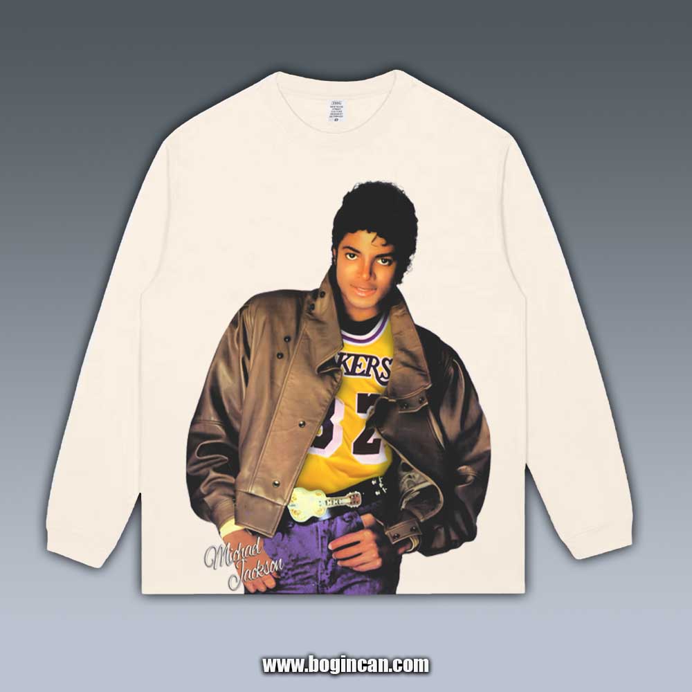 VINTAGE LONG SLEEVE TEE | MICHAEL JACKSON V4.14