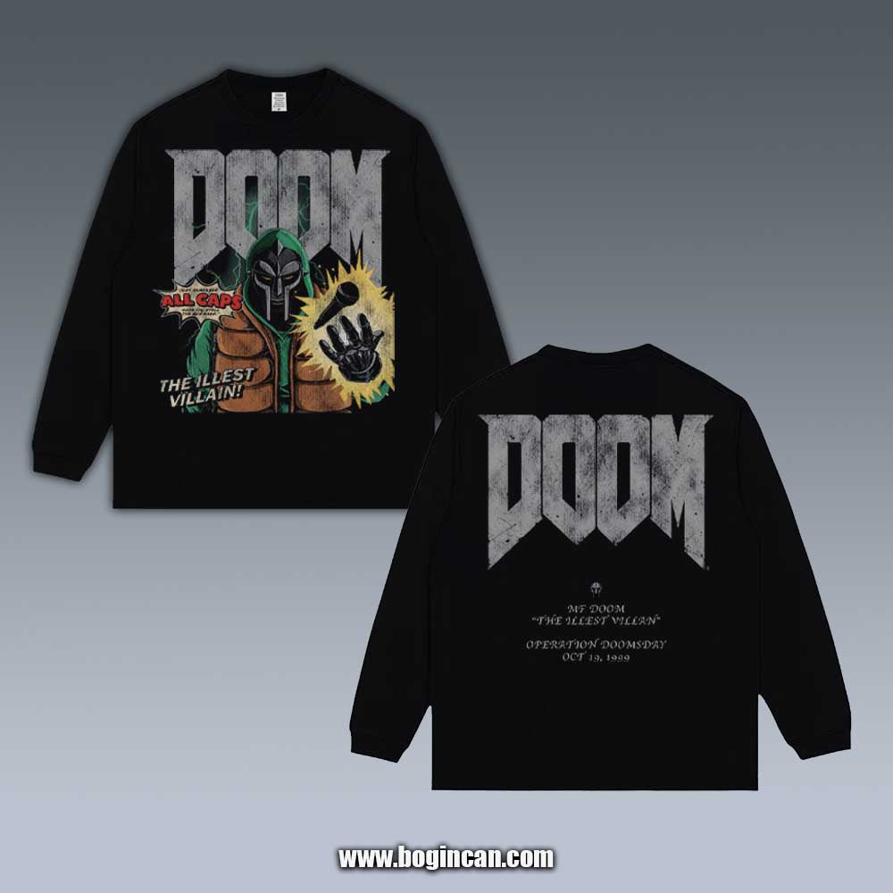 VINTAGE LONG SLEEVE TEE | MF DOOM 7.8