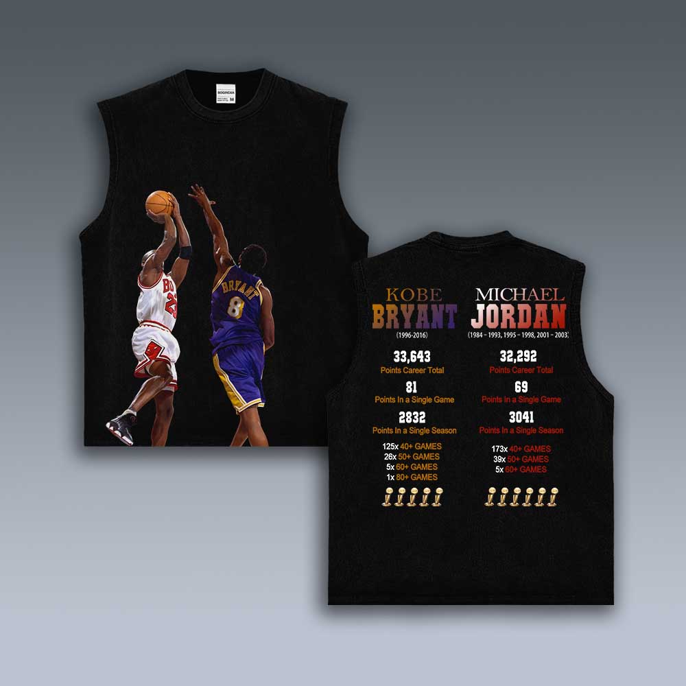 VINTAGE TANK TOP | KOBE VS MICHAEL JORDAN FADEAWAY