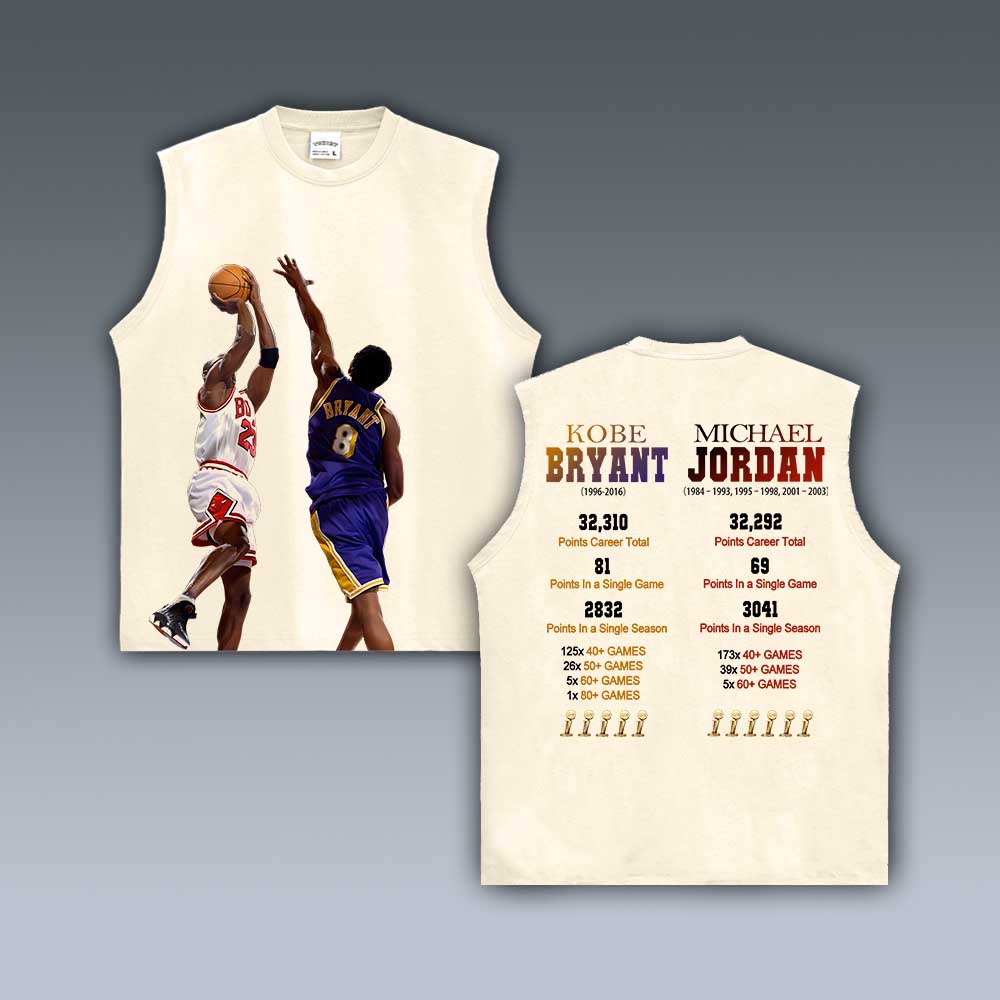 VINTAGE TANK TOP | KOBE VS MICHAEL JORDAN FADEAWAY