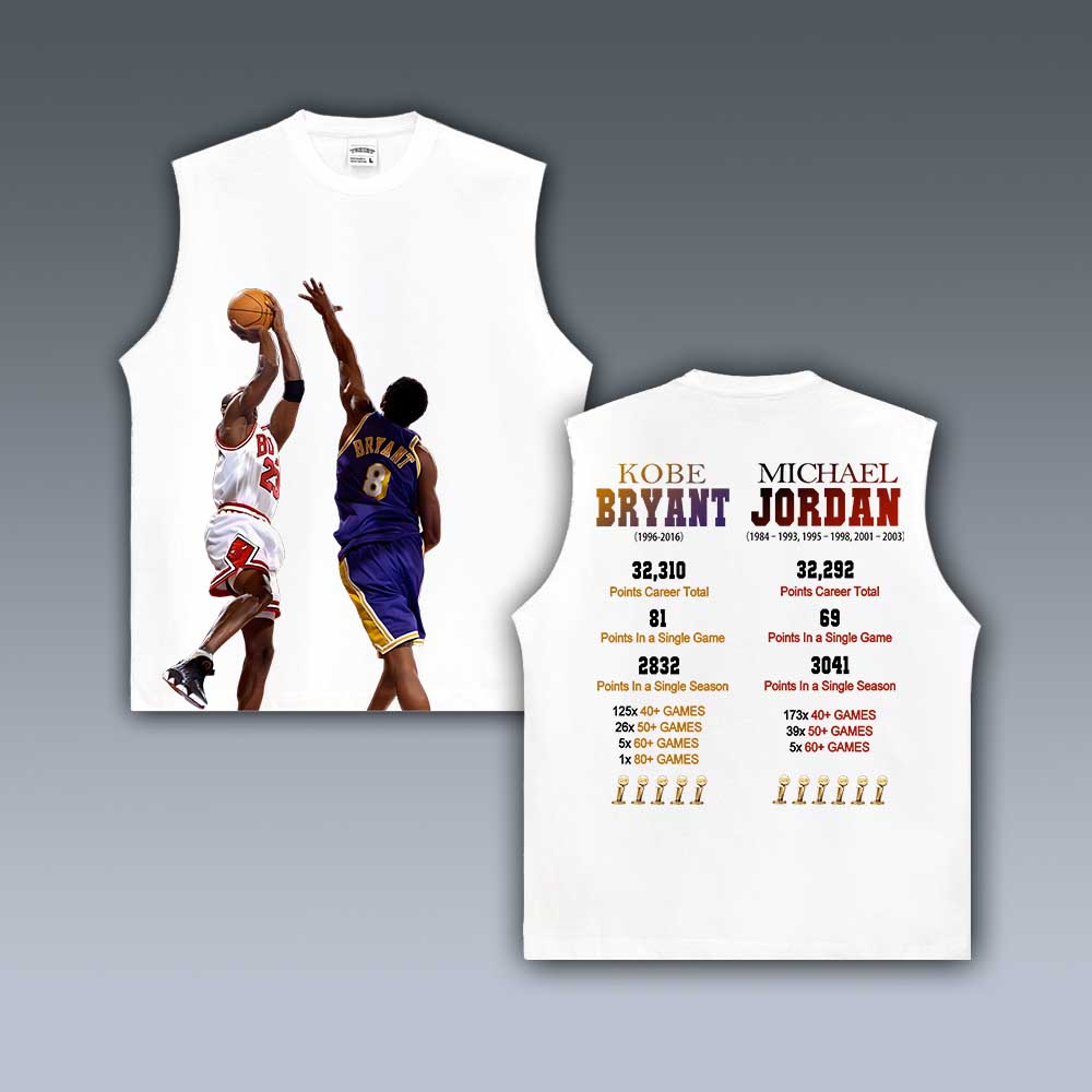 VINTAGE TANK TOP | KOBE VS MICHAEL JORDAN FADEAWAY