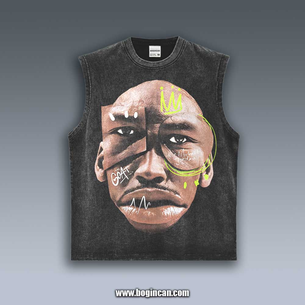 VINTAGE TANK TOP | MICHAEL JORDAN BIG HEAD V11.14