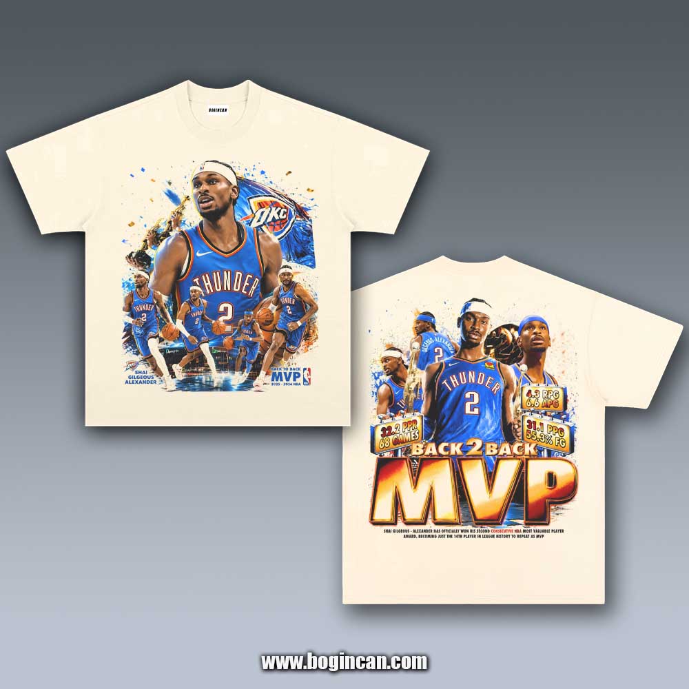 VINTAGE TEE | SGA MVP BACK 2 BACK