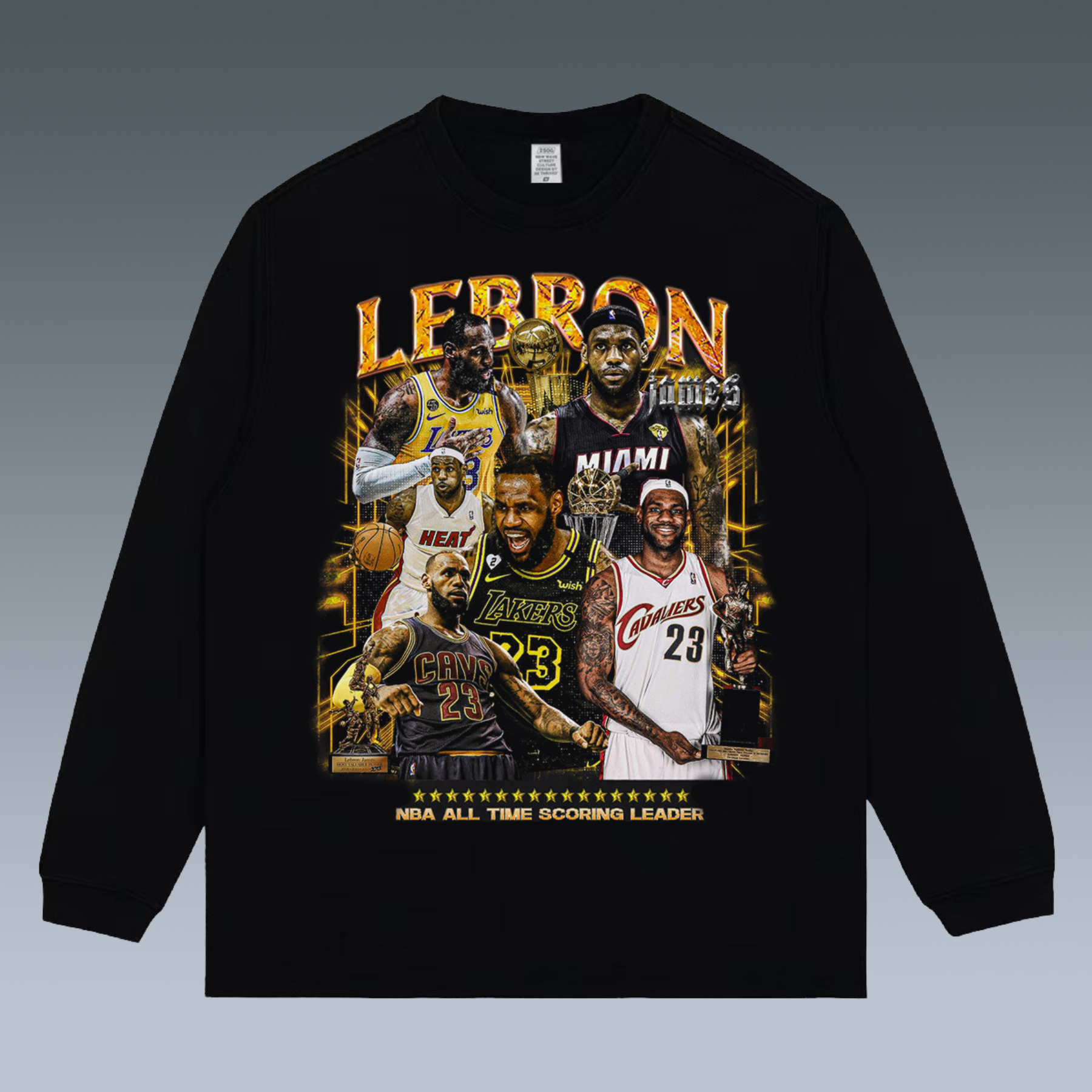 VINTAGE LONG SLEEVE TEE | LEBRON JAMES