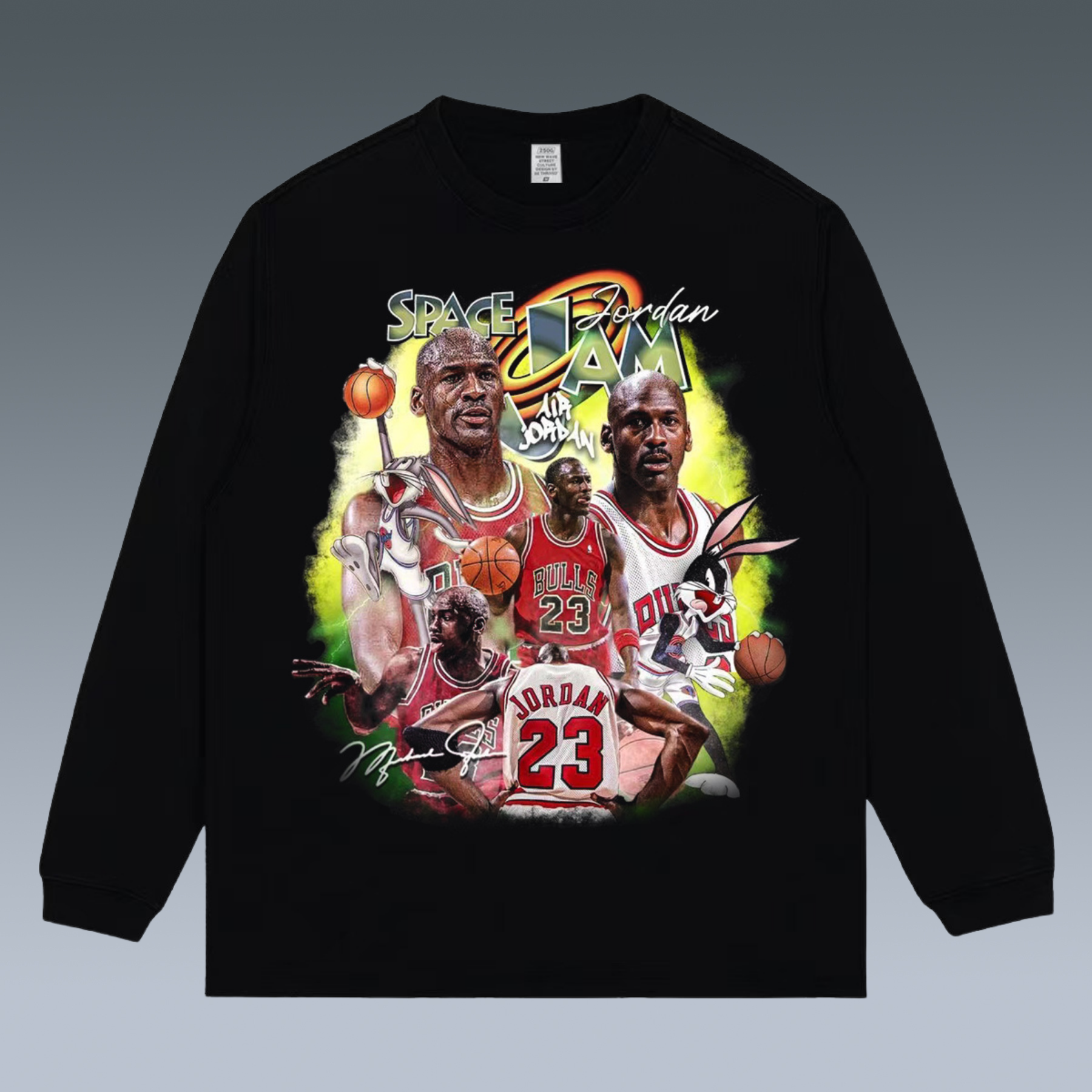 VINTAGE LONG SLEEVE TEE | MICHAEL& SPACE JAM