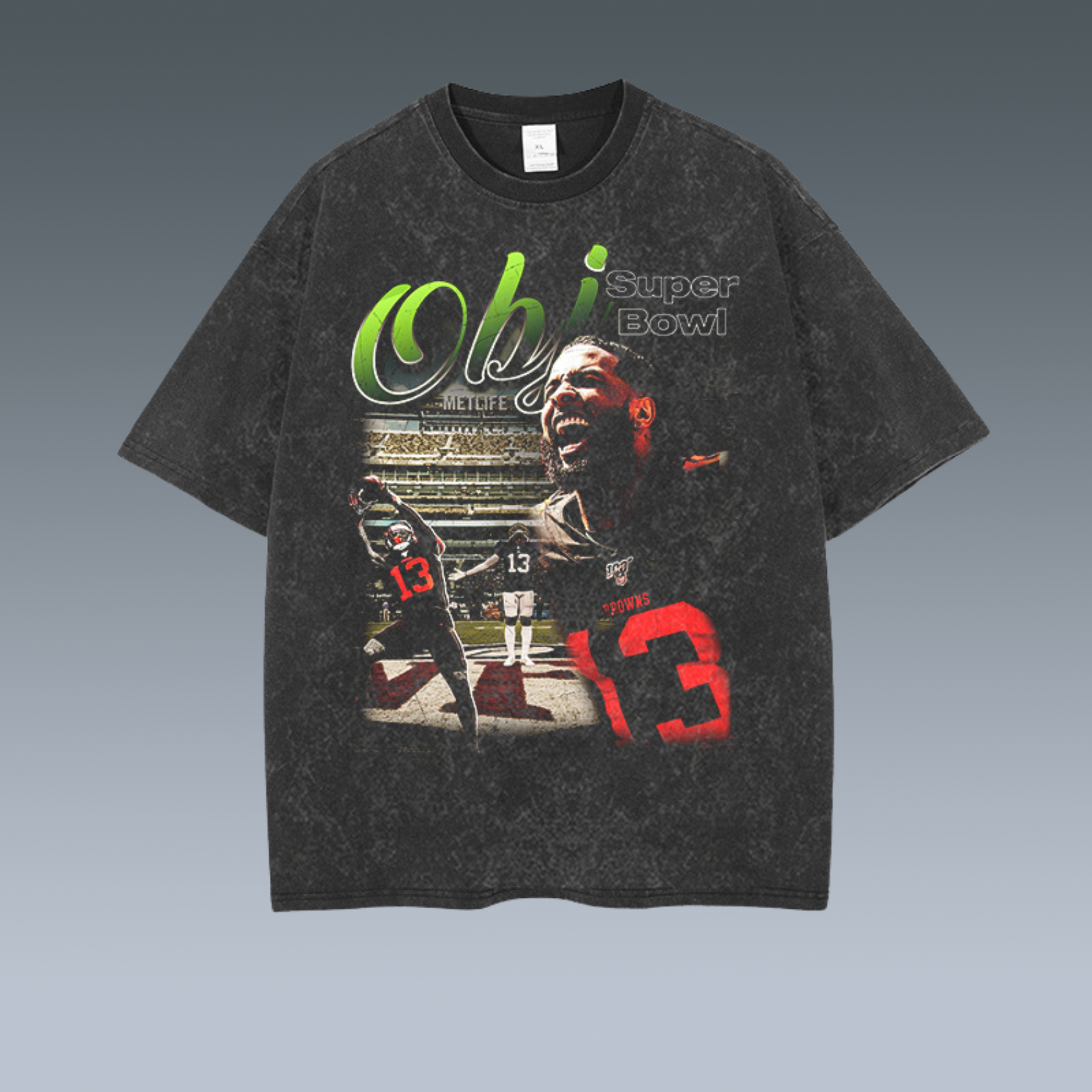 VINTAGE TEE | ODELL BECKHAM JR& SUPER BOWL