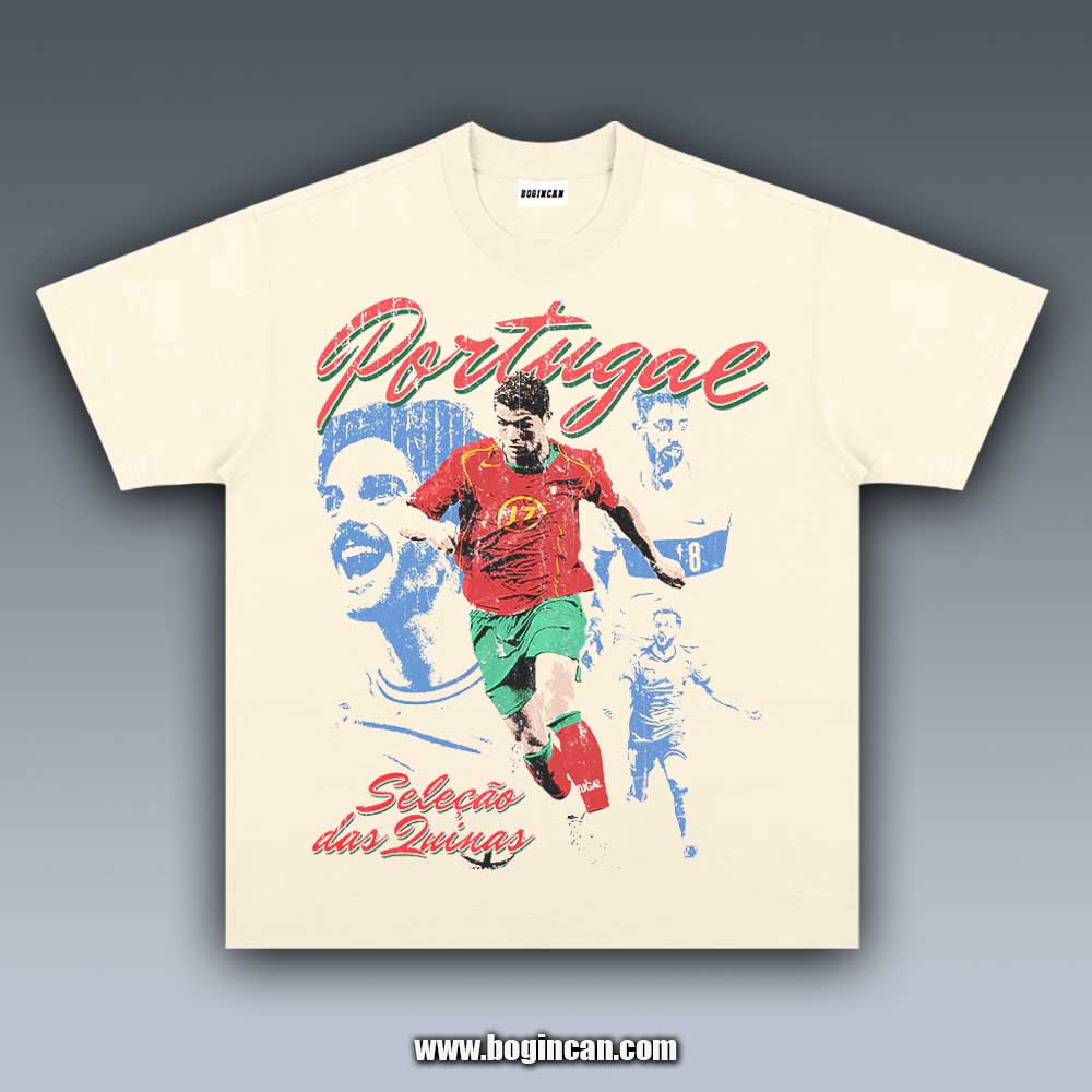 VINTAGE TEE | RONALDO PORTUGAL 2026 WORLD CUP 6.8