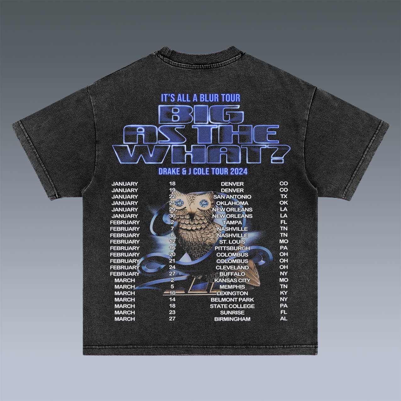 VINTAGE TEE | DRAKE AND J COLE 3.28
