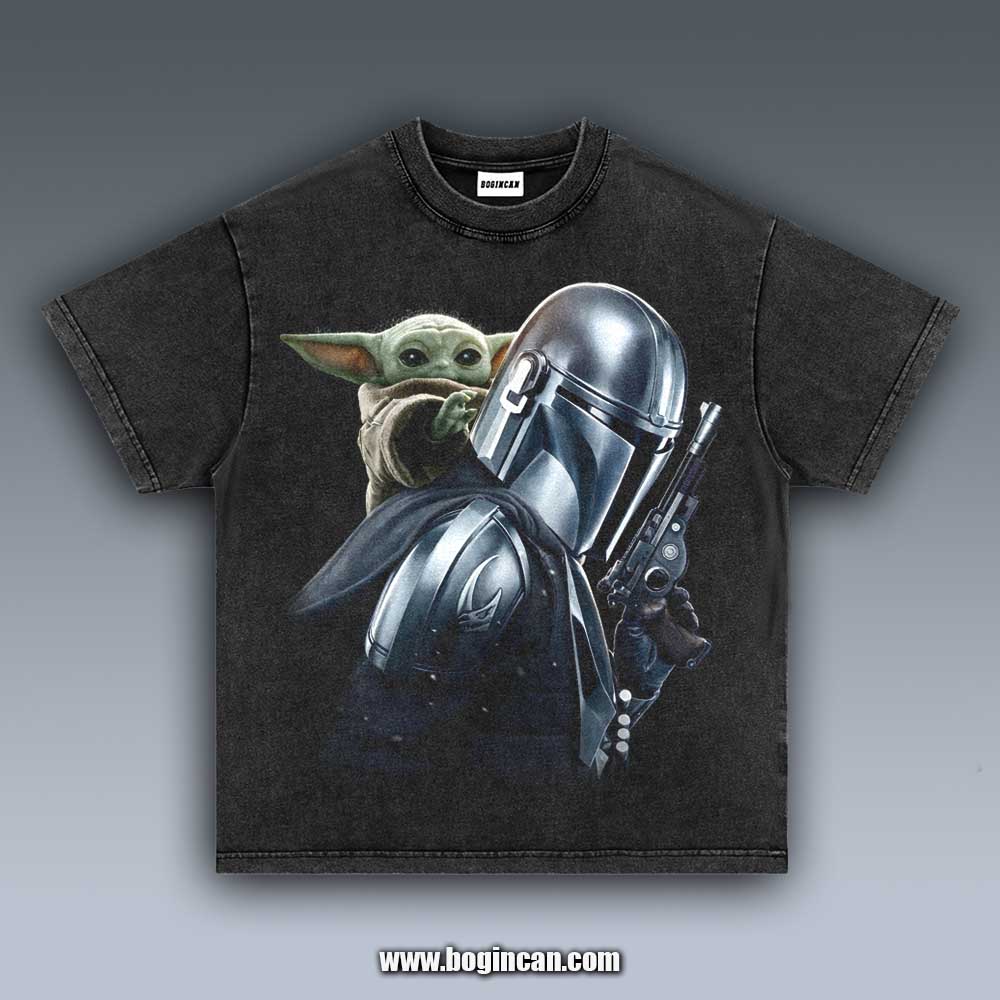VINTAGE TEE | MANDALORIAN AND GOGRU V2
