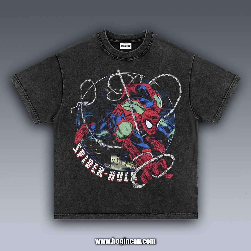 VINTAGE TEE | SPIDERMAN WEBBED SPIDER HULKK 7.4