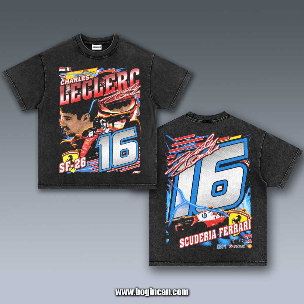 VINTAGE TEE | CHARLES LECLERC V6.17