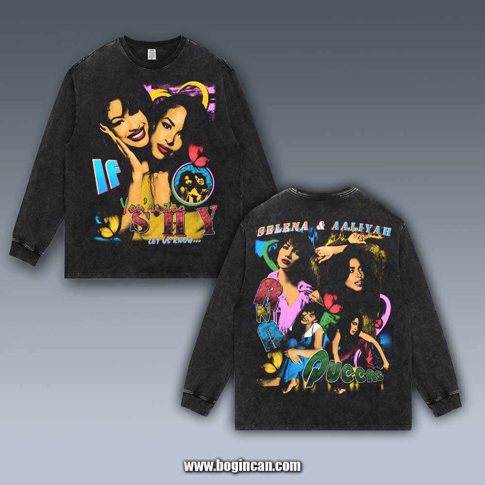 VINTAGE LONG SLEEVE TEE | SELENA X AALIYAH 7.4