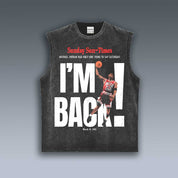 VINTAGE TANK TOP | MICHAEL JORDAN I AM BACK 4.6