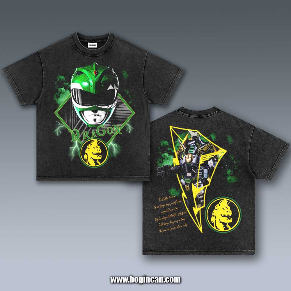 VINTAGE TEE | GREEN DRAGON 7.4