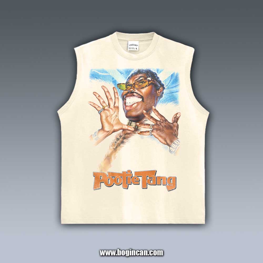 VINTAGE TANK TOP | POOTIE TANG CHARICATURE 8.29