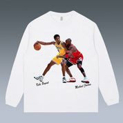 VINTAGE LONG SLEEVE TEE | KOBE & MICHAEL JORDAN