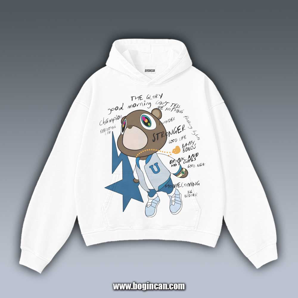 VINTAGE HOODIES | KANYE GRADUATION BEAR 3.25