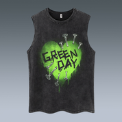 VINTAGE VEST | GREEN DAY