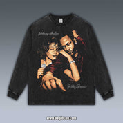 VINTAGE LONG SLEEVE TEE | WHITNEY HOUSTON BOBBY BROWN