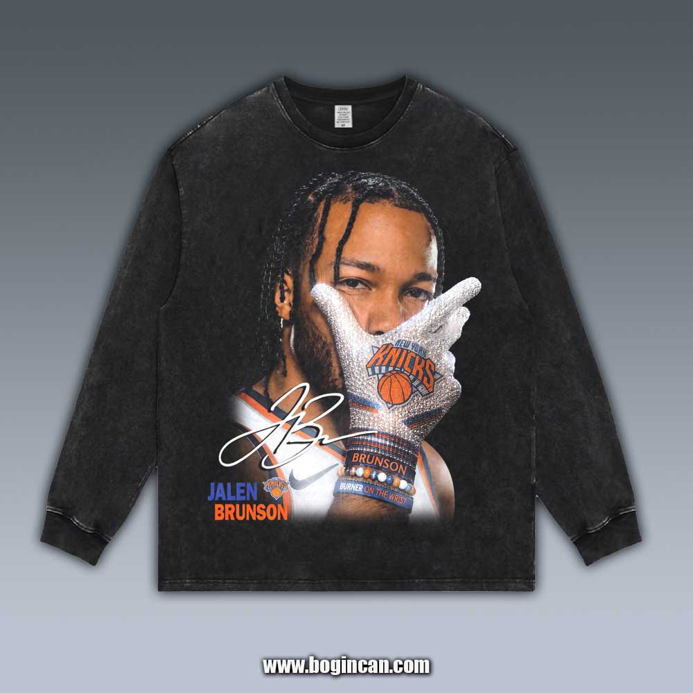 VINTAGE LONG SLEEVE TEE | JALEN BRUNSON V5.22.2