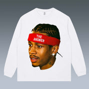 VINTAGE LONG SLEEVE TEE | THE ANSWER& ALLEN IVERSON/ AI
