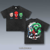 VINTAGE TEE | 3 HEROES SPIDERMAN