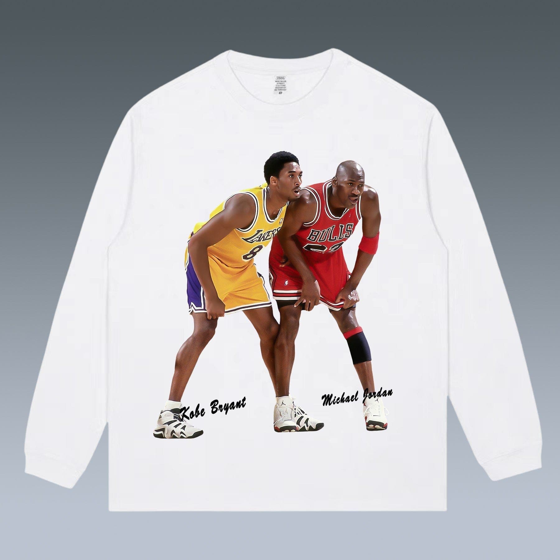 VINTAGE LONG SLEEVE TEE | KOBE& MICHAEL JORDAN