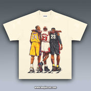 VINTAGE TEE | KOBE AND JORDAN AND JAMES V9.8