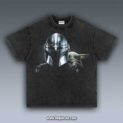 VINTAGE TEE | MANDALORIAN AND GOGRU