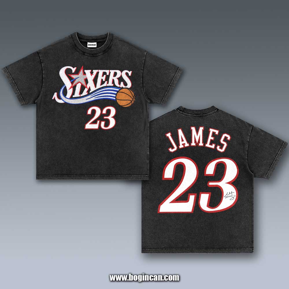 VINTAGE TEE | LEBRON JAMES 76ERS 7.27.3