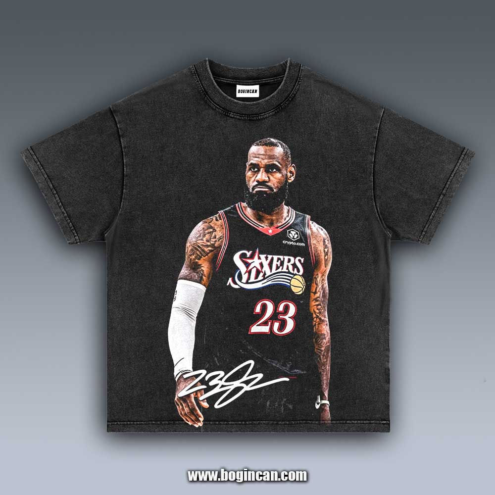 VINTAGE TEE | LEBRON JAMES 76ERS 7.27