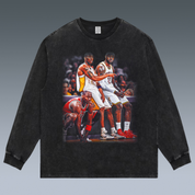 VINTAGE LONG SLEEVE TEE | KOBE& MICHAEL JORDAN& LEBRON JAMES