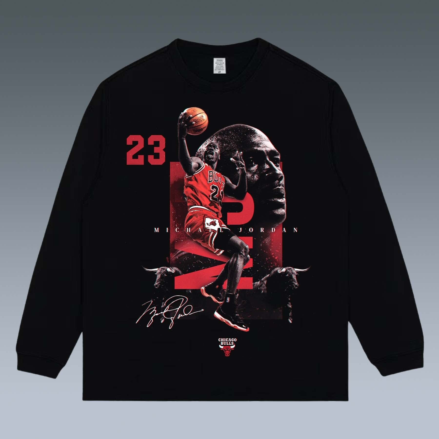 VINTAGE LONG SLEEVE TEE | MICHAEL JORDAN